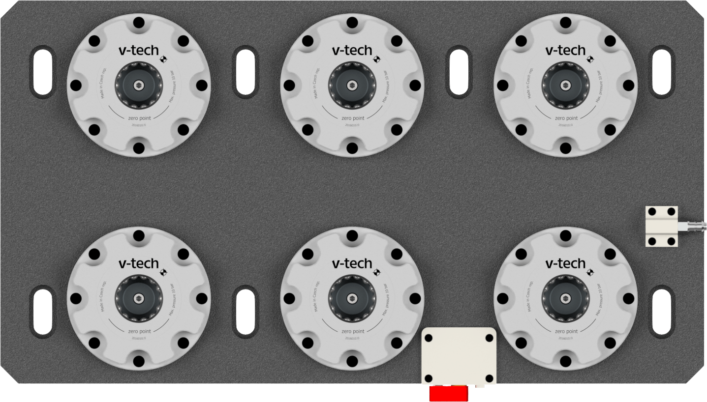 ZEPo-v Upínací LT základna  6x200 NES-t 135